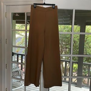 Rag & Bone Irina wide leg pull on trousers in khaki